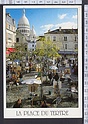 N5291 LA PLACE DU TERTRE MONTMARTRE ET CUPOLES DU SACRE-COEUR Viaggiata